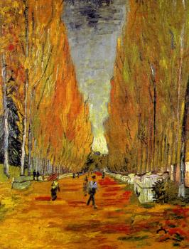 Vincent Van Gogh : The Alyscamps,Avenue at Arles II